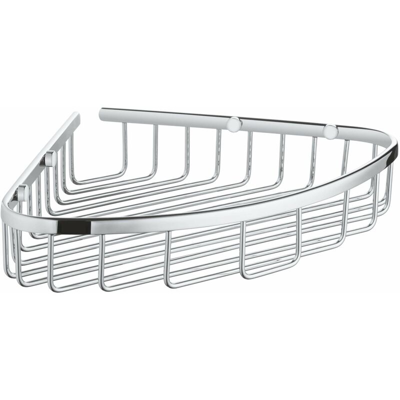 Grohe - QuickFix Start Cosmopolitan - Étagère d'angle grille, chrome 41172000 Grohe - QuickFix Start Cosmopolitan - Étagère d'angle grille, chrome 41172000