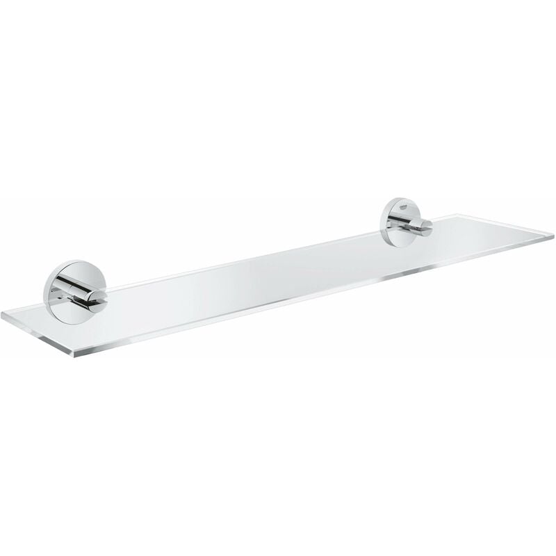 Grohe - QuickFix Start - Étagère, longueur 53 cm, verre/chrome 41202000