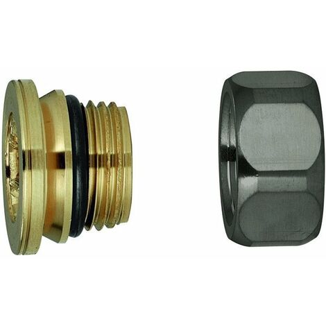 Grohe 45044 raccordo a vite spazzolato in grafite dura da 1/2 pollice