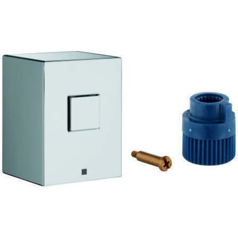 Grohe 47960000 Maniglia di Chiusura Grotherm Cube, Argento