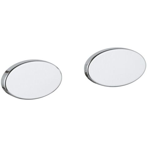 Grohe Abdeckkappe Chrom für Griff Grotherm 1000, 2 Stück