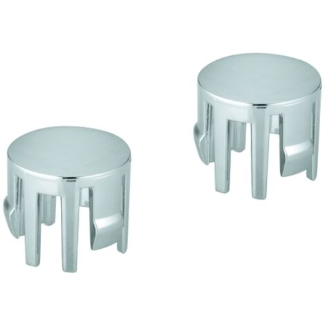 Grohe Abdeckkappe Chrom für Grohtherm 1000 Griffe, 2 Stück