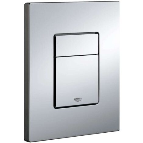 Grohe Abdeckplatte Even chrom Betätigungsplatte Drückerplatte Spülung