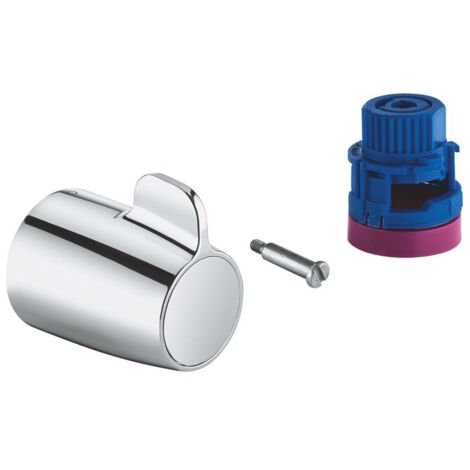 Grohe Absperrgriff Aquadimmer, für Grohtherm Special Wannenthermostat mit Aquadimmer, Chrom