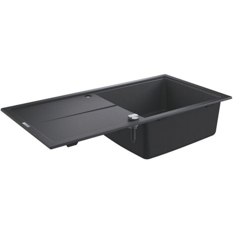 Grohe Abwäschen - Abwäschen - Kompositspüle K400 mit Ablaufgarnitur, 100x50 cm Granit Schwarz 31641AP0