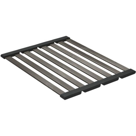 Grohe Accessoires - Grille d'égouttage 45x35 cm, Hard Graphite brossé 40856AL0