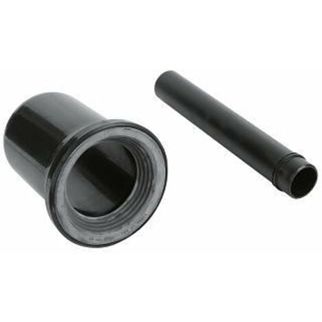 Grohe Accessoires - Set d'entrée et de sortie pour toilettes, noir 37104K00