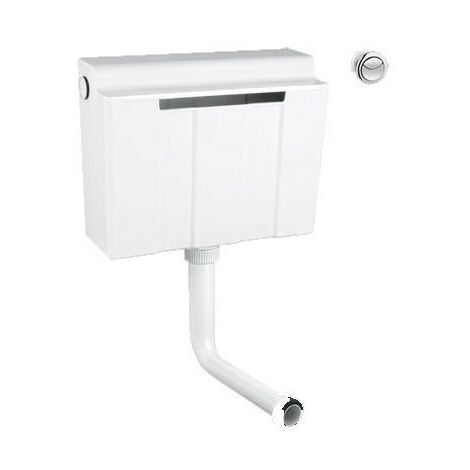 Grohe Adagio 39054 Dual Flush Concealed Cistern Side Entry + Chrome Button