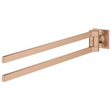 Grohe Allure Doppel-Handtuchhalter Warm Sunset gebürstet, schwenkbar