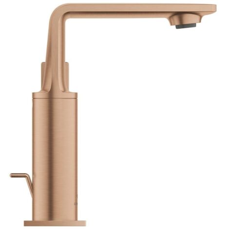 Grohe Allure Einhand-Waschtischbatterie M-Size Warm Sunset gebürstet, schwenkbarer Auslauf, Zugstangen-Garnitur