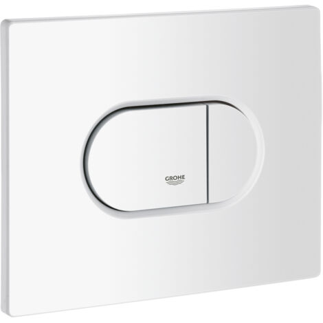 Grohe Arena Cosmopolitan placa de mando blanca alpino