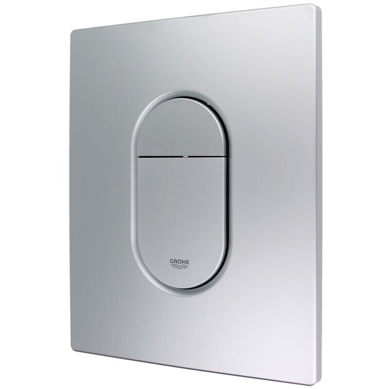 GROHE plaque de commande WC Arena Cosmopolitan montage vertical chromé mat