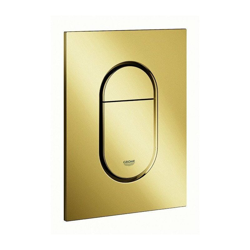 

GROHE Arena Cosmopolitan S 37624 2-M./Start&Stopp placa de accionamiento para inodoro dorado brillante