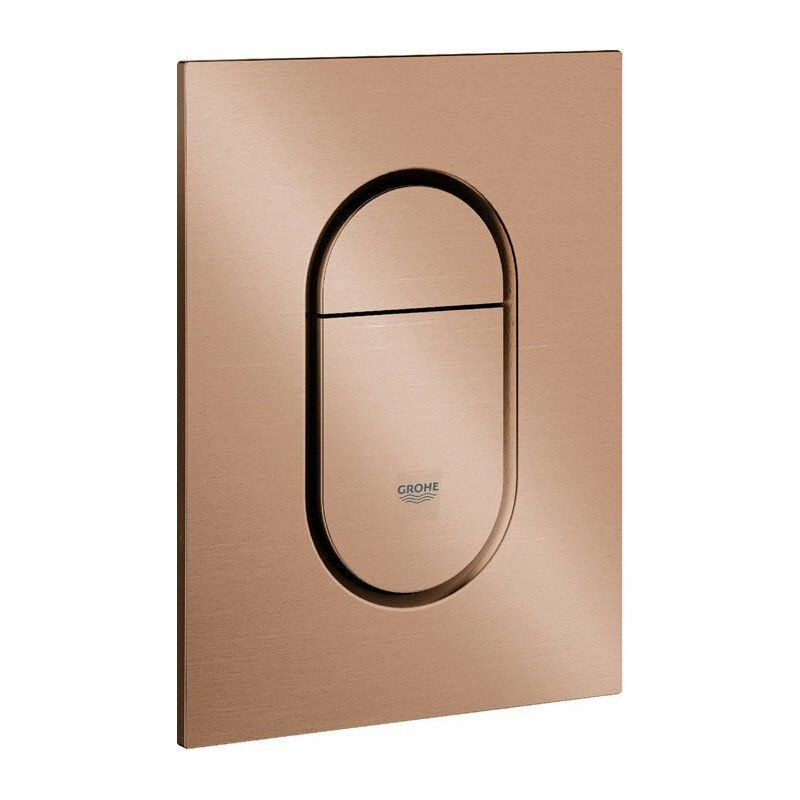 

GROHE Arena Cosmopolitan S 37624 2-M./Start&Stopp placa de actuador de inodoro brillante oro rosa geb.