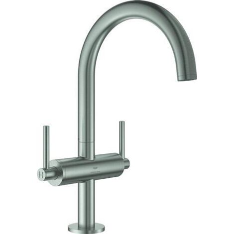 Grohe Atrio Mélangeur monotrou Taille L Finition inox brossé infinity, 21145DC0