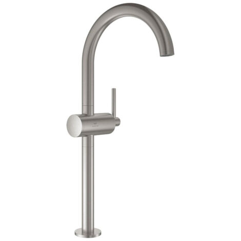 Grohe Atrio Mitigeur lavabo - XL size - push open - Supersteel