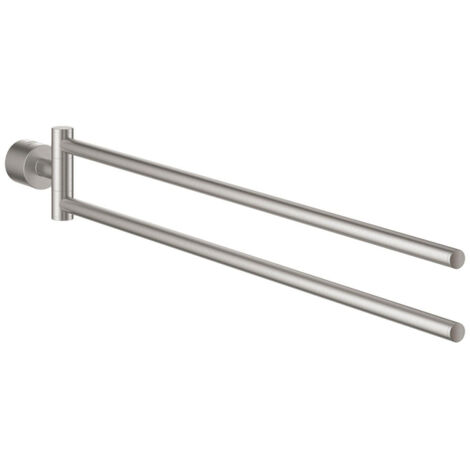 Grohe Atrio Porte-serviette - 2 bras - Inox