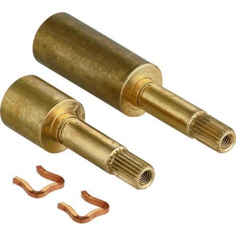 Grohe Atrio Spindelverlängerung für UPV-Oberbau/3-Loch-Waschtisch-Wandbatterie, Chrom