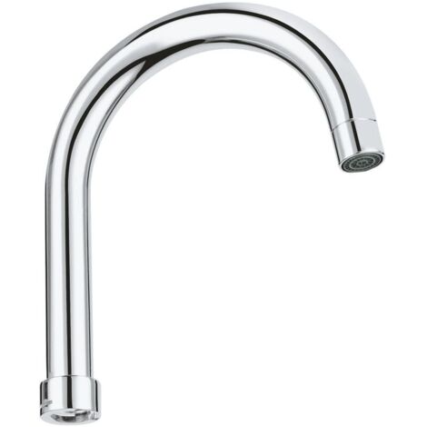 Grohe Auslauf, Länge 150mm, schwenkbar, Auslauf mit Mousseur, 13,5-15,0l/min bei 3bar, Chrom, 13267000
