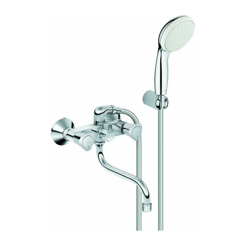

Mezclador multiusos Grohe COSTA DN 15 con juego de ducha cromado