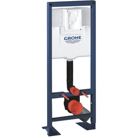 Grohe – Bâti support WC 42 cm – Applique PMR – Acier époxy – Réservoir 6L – Installation facile – 38599001
