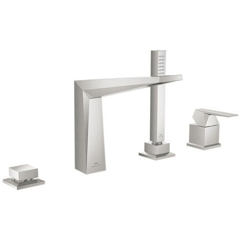 GROHE Batterie bain 4 trous Allure Brilliant 29405 supersteel, 29405DC0