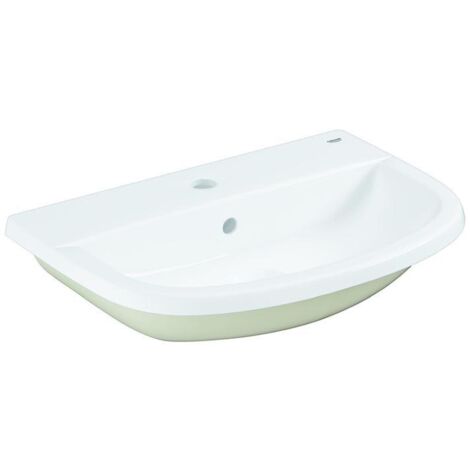Grohe Bau Ceramic - Möbelwaschtisch 56x40 cm, mit 1 Hahnloch, Alpinweiß 39422000