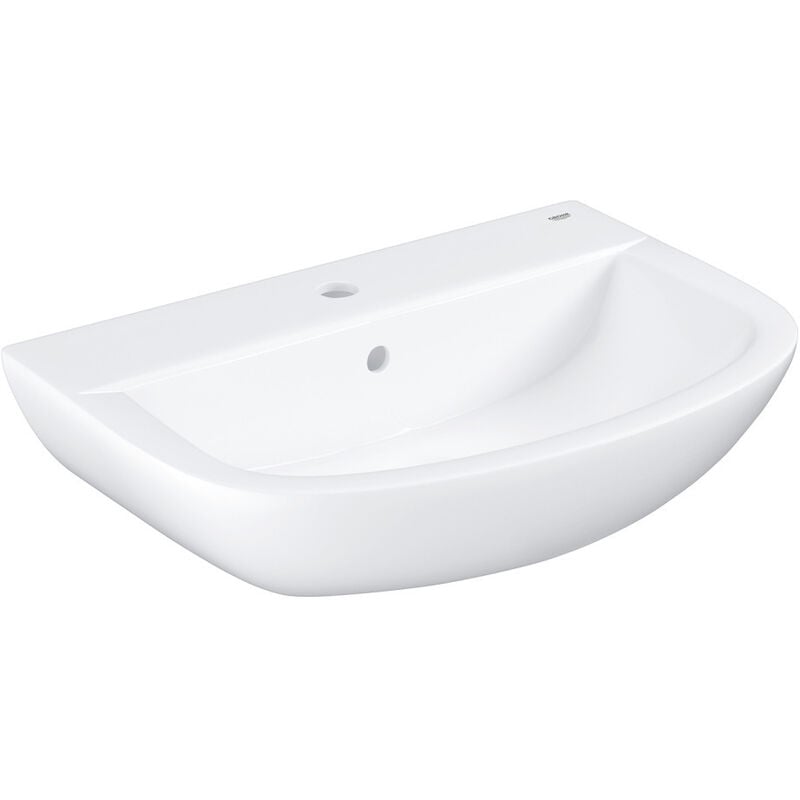 Bau Ceramic 60 cm wall-mounted washbasin Alpine white (39421000) - Grohe