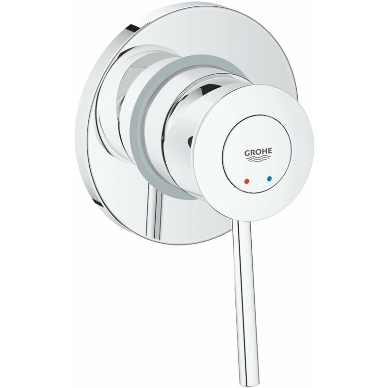 BauClassic - Mitigeur de douche encastré, avec corps, chrome 29048000 - Grohe