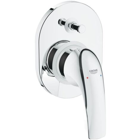 Grohe BauCurve - Mitigeur de baignoire encastré, avec corps, chrome 29043000