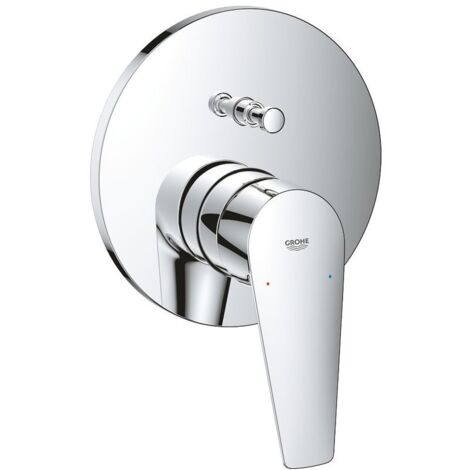 Grohe BauEdge Einhand-Wannenbatterie, Unterputzmontage, 24162001