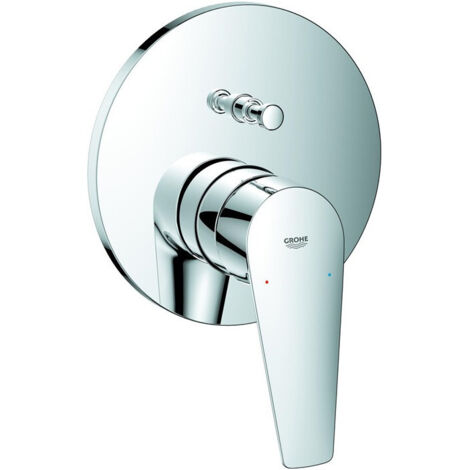 Grohe BauEdge Mitigeur monocommandé pour bain, montage encastré,