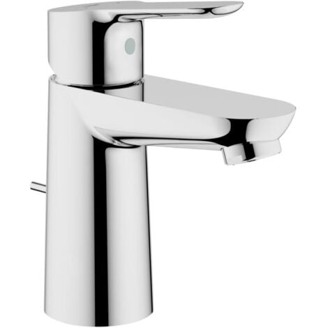 Grohe BauEdge Waschtischarmatur 23356000 chrom, mit Ablaufgarnitur