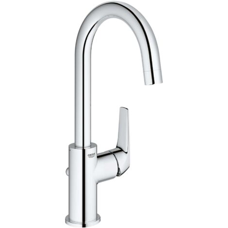 Grohe BauFlow - Waschtischarmatur mit Ablaufgarnitur, verchromt 23753000