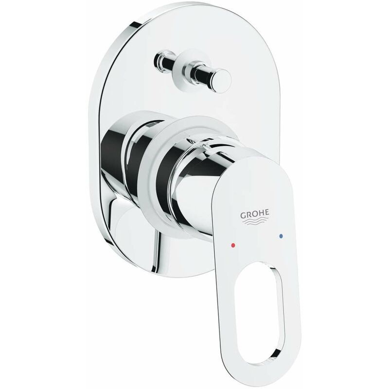 BauLoop - Mitigeur de baignoire encastré, avec corps, chrome 29041000 - Grohe