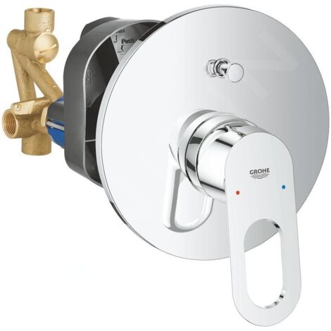 Grohe BauLoop - Mitigeur de baignoire encastré, chrome 29081000
