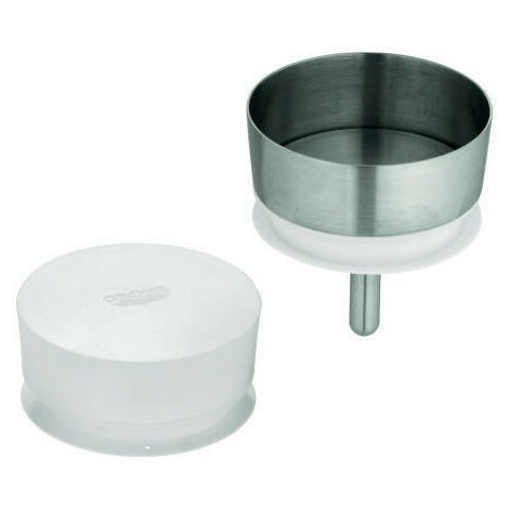 GROHE Blue 40636 set di 2 coperchi in acciaio inox / coperchi bianchi