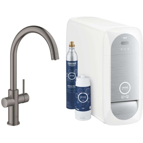 Grohe Blue Home C-spout Starter Kit Mitigeur d'évier à levier