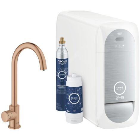 Grohe Blue Home Mono C-spout Starter Kit Mono robinet avec