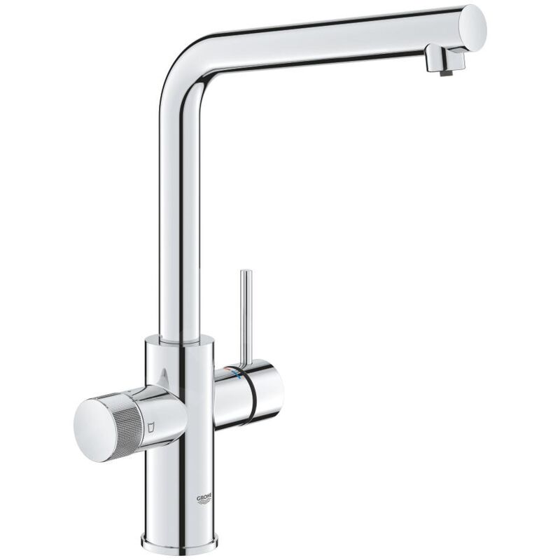 Grohe - Blue Pure - Mitigeur d'évier avec fonction filtrante, chrome 30600000