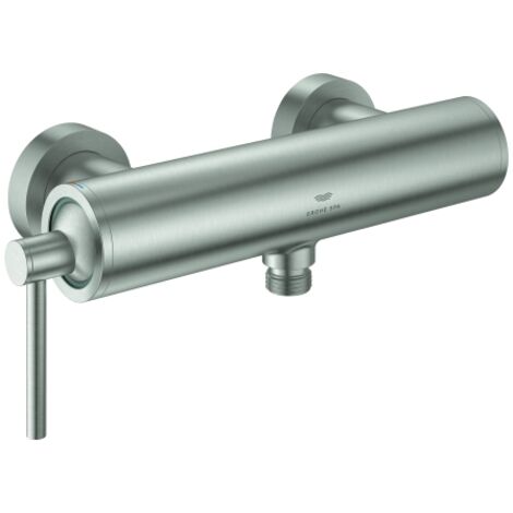 Grohe Brause-Einhebelmischer Atrio 1/2", Wandmontage, supersteel