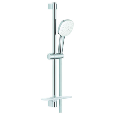 Grohe Brausestangenset Tempesta Cube 110 279293 600mm 3 Strahl 13,5l Abl.chrom