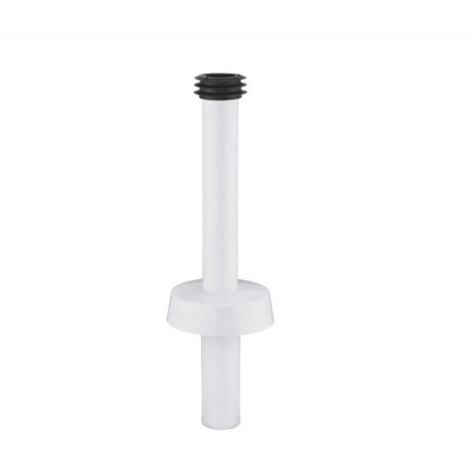 Grohe Canotto per cassetta incasso   40/44 mm L 250 mm bianco  con morsetto e rosone ricambio per wc con scarico a pavimento e a parete