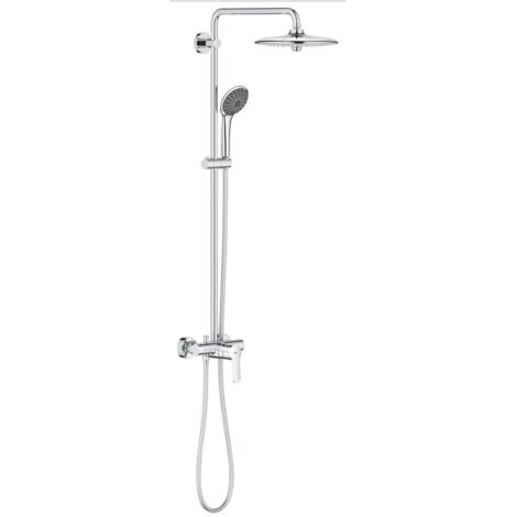 Grohe Columna de ducha Vitalio Joy System 260 con mezclador monomando, Cromo (27684001)