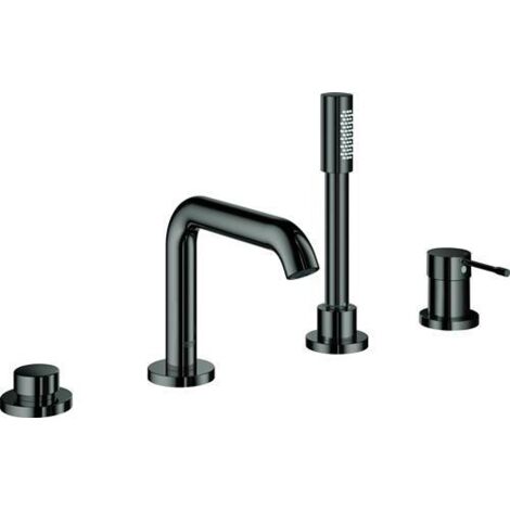 GROHE Combinaison de baignoire monocommande 4 trous Essence 252511 hard graphite, 25251A01