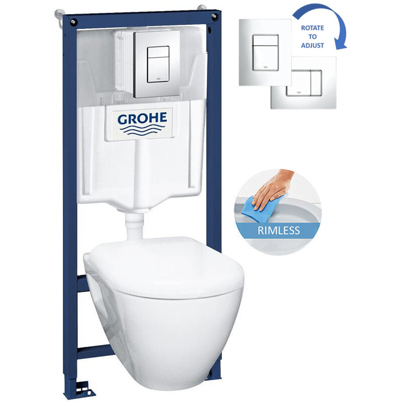 Grohe Complete Pack WC Grohe Solido Rimless (39186rimless)
