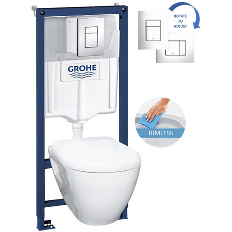 Grohe Complete toilet set Grohe Solido Rimless (39186rimless)