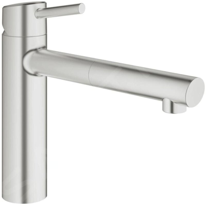 Grohe - Concetto - Mitigeur d'évier, supersteel 31129DC1