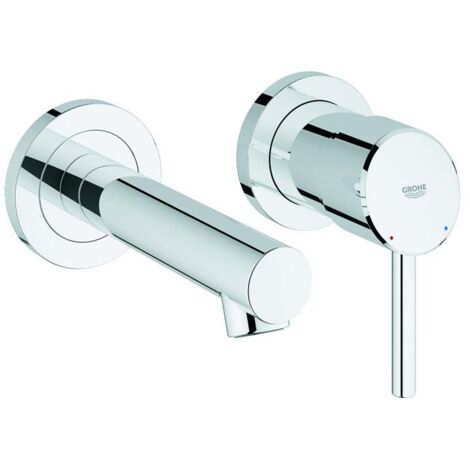 Grohe Concetto - Waschtischarmatur, 2-Loch Montage, verchromt 19575001