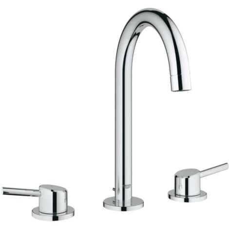 Grohe Concetto - Waschtischarmatur, 3-Loch Montage, verchromt 20216001